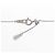 Autre Marque Platin-Diamant-Halskette Silber - Ansicht 5