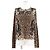 Dolce & Gabbana Cárdigan de punto de lana y algodón Dolce&Gabbana Castaño Negro