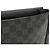 Bolsa de Ombro Louis Vuitton Messenger PM Damier Graphite Preto Cinza - vista 9
