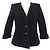 Chanel Collarless Jacket Black