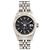 Rolex Datejust Stainless Steel White Gold Schwarz