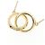 Tiffany & Co Collana Tiffany X Closed Interlocking in oro giallo 750 D'oro - vista 3