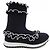 Jimmy Choo Lederstiefel Schwarz