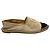 Chanel Espadrille Flache Schuhe Schwarz Beige Roh - Ansicht 7