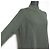 Autre Marque DES PRES Kleid aus Rippstrick Grün Khaki - Ansicht 4