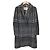 Abrigo largo Chester de tweed a cuadros Max Mara Negro