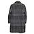 Abrigo largo Chester de tweed a cuadros Max Mara Negro - vista 2