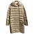 Max Mara The Cube Casaco Longo Reversível de Lã Bege