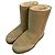 Autre Marque UGG australia Ultra Short Lammfellstiefel Beige