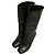 Miu Miu Leder Stiefeletten Schwarz