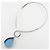 Autre Marque Choker em Prata 925 e Turquesa - vista 3