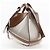 Bolsa 2way Loewe Hammock Small em couro de bezerro Marrom Branco - vista 3