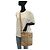 Borsa a tracolla Coach Signature Canvas Leather Marrone Argento Beige - vista 7