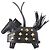 Hermès Rodeo PM Anyo Miro Bag Charm Schwarz