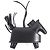 Hermès Rodeo PM Anyo Miro Bag Charm Schwarz - Ansicht 3