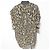 Autre Marque Blusa plisada de leopardo MOGA Castaño - vista 2
