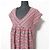 Autre Marque marble SUD Ärmelloses Kleid mit V-Ausschnitt Braun - Ansicht 4