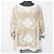 Autre Marque MELROSE Pullover mit Dolman-Ärmeln und Stickerei Beige