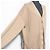 Autre Marque PLST V-Ausschnitt Baumwollstrick-Cardigan Braun - Ansicht 4