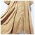 Autre Marque Vestido Ray Beams Gather Castaño - vista 5