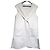 Autre Marque Gilet lungo con cappuccio PINORE Bianco Crudo