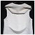 Autre Marque Gilet lungo con cappuccio PINORE Bianco Crudo - vista 5