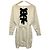 Autre Marque Herlipto Simone Strick-Minikleid Weiß Roh