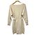 Autre Marque Herlipto Simone Strick-Minikleid Weiß Roh - Ansicht 2