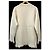 Jil Sander Strickpullover mit Fransen Weiß Roh - Ansicht 2