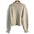 Autre Marque 3.1 Phillip Lim Cropped Strickpullover aus Alpakamischung Weiß - Ansicht 2