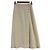 Autre Marque Drawer Langer Wollrock Beige Roh
