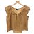 Theory Top in Braun aus Textil L