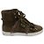 Sneaker in shearling Salvatore Ferragamo SOLDA Verde Cachi - vista 7