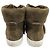 Sneaker in shearling Salvatore Ferragamo SOLDA Verde Cachi - vista 8