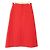 Autre Marque Falda larga de lana Melton BLAMINK Roja