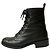 Autre Marque Fabio Rusconi Schnürstiefel mit seitlichem Reißverschluss Schwarz - Ansicht 5