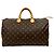 Louis Vuitton Speedy Monogram Boston Tasche Braun - Ansicht 3
