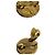 Chanel Earrings Golden