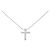 Autre Marque Collar de diamantes PT900 PT850 Plata