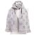 Louis Vuitton Echarpe Logomania Wool Silk Scarf Castaño - vista 2