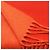 Hermès H Logo Kaschmir-Schal doppelseitig Rot Orange - Ansicht 5