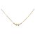 Autre Marque Pola Au750 Diamantenhalskette Golden