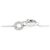 Autre Marque Collana Damiani Lumina in oro bianco 750 e diamanti Argento - vista 5