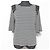 Autre Marque Rene Ribbon Strick-Oberteil gestreift Schwarz