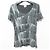 Camiseta de algodón estampada Armani Collezioni Castaño