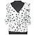 Autre Marque eimy istoire Dot Gather Bluse Weiß