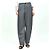 Marni PAMA0482U0 TW839 Pantalones rectos de lana tropical Castaño Damier ebene - vista 3