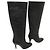 Autre Marque Tommy Hilfiger Zendaya Collaboration Lederstiefel Schwarz - Ansicht 2