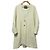 Autre Marque Abrigo de lana sin cuello con mangas cocoon styling Crudo