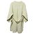 Autre Marque Abrigo de lana sin cuello con mangas cocoon styling Crudo - vista 2
